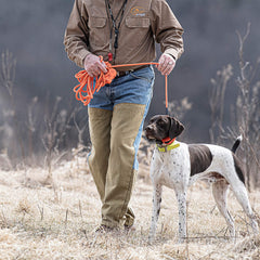 SportDOG brass snap provides a secure connection during rugged training.
