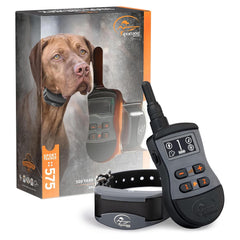 SportDOG SportTrainer 575 remote transmitter with OLED display for quick field adjustments.