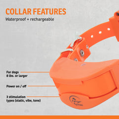 SportDOG UplandHunter 1875 DryTek waterproof housing ready for rain.