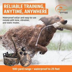 SportDOG WetlandHunter 425X collar close-up camouflage