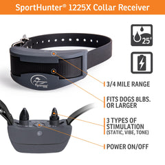 SportDOG YardTrainer collar-fit 8lbs-plus ensures comfortable wear for small to medium dogs.