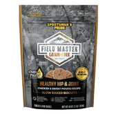 Sportsman's Pride Field Master biscuit packaging in a 3 lb bag for easy daily rewards.