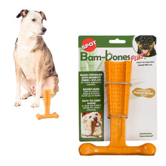 SPOT Bam-Bones Plus Stick durable chew toy for aggressive chewers delivers long-lasting engagement.