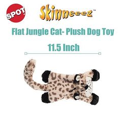 SPOT Skinneeez Flat Cat leopard play-shot for indoor and outdoor fun