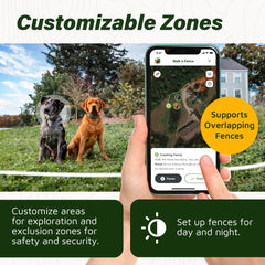 SpotOn boundary view map highlights precise fencing over large property areas