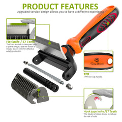Spring Blossoms 87-teeth shedding brush helps reduce loose fur.