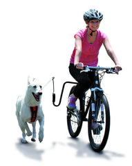 Springer Dog Exerciser safety release closeup highlighting quick-release feature for easy separation.