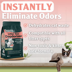 Sprinkle & Sweep speed sifter in action speeds litter cleanup.