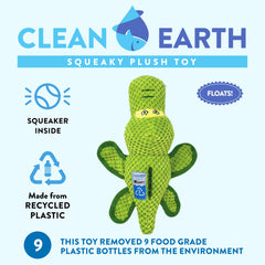 Spunky Pup Clean Earth Gator floats for water play at lake or pool