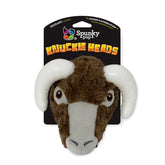 Spunky Pup Knucklehead durable toy with double stitching for aggressive chewers.