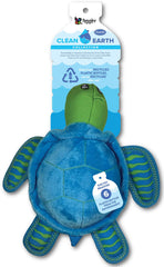 Spunky Pup Tortuga peluche Eco, ideal para juegos en la playa o en casa.