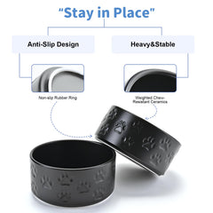 SPUNKYJUNKY 5.1-inch bowls are microwave-safe for warm meals.