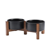 SPUNKYJUNKY ceramic dog bowl with smooth surface for easy cleaning and health.