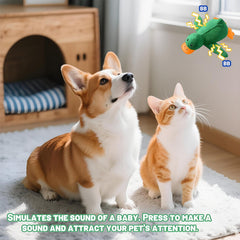 Squeaky Plush Duck Toy reinforced head wings show durable bite resistance for lasting fun.