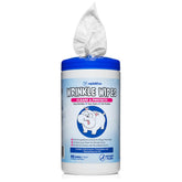 Squishface Wrinkle Wipes packaging with sealing lid preserves moisture between uses.