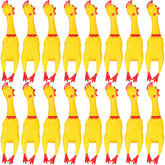 Sratte screaming chicken toy pack—six yellow squeaky toys for stress relief and play