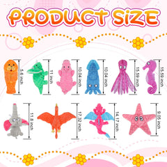 Sratte seahorse squeaky toy offers engaging play and gentle chew sessions.