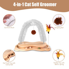 SSAWcasa catnip ball track toy sparks hunting and play sessions