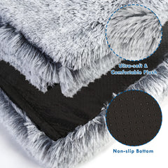 SSAWcasa orthopedic memory-foam bed cushions joints during relaxing lounging.