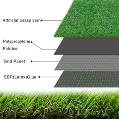 SSRIVER artificial grass dog pee tray drainage holes enabling fast drying