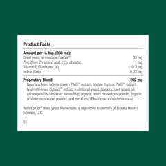 Standard Process Canine Immune System Support powder being poured for easy meal mixing