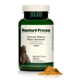 Standard Process Canine Whole Body Support bottle for daily multisystem nutrition.