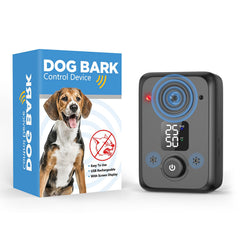 STANWIS anti barking device front view showing compact design for placement.