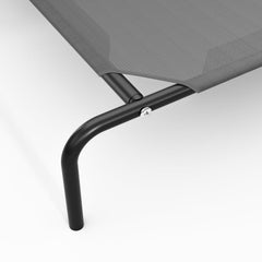 STARLATTA elevated dog bed with no-slip feet for stable outdoor use