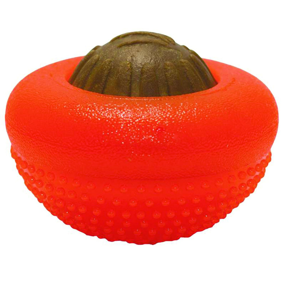 Starmark Everlasting Treat Bento Ball closed, built for powerful chewers.