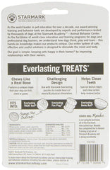 Closeup of Starmark Everlasting Treats chicken chews showing texture and palatability.