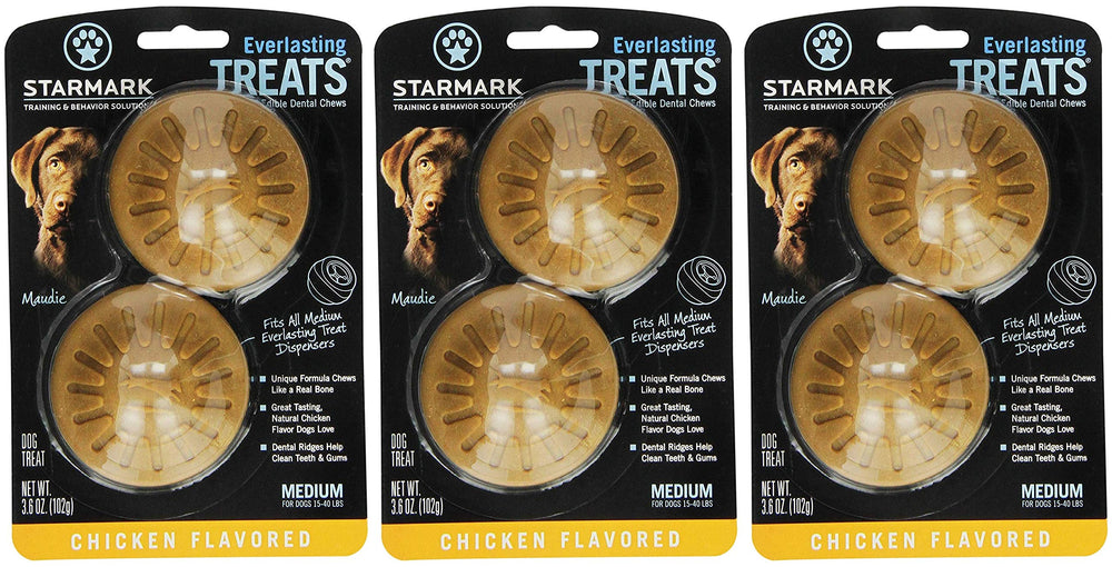 Starmark Everlasting Treats dental chews package designed for easy, edible dental care.