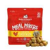 Stella & Chewy's packaging for freeze-dried chicken meal mixers, convenient feeding option