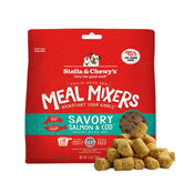 Stella & Chewy's freeze-dried salmon-cod meal mixers in a bag deliver high-protein seafood nutrition.