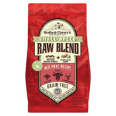 Stella & Chewy's Small Bred Raw Blend kibble in a bowl, high-protein meal option.