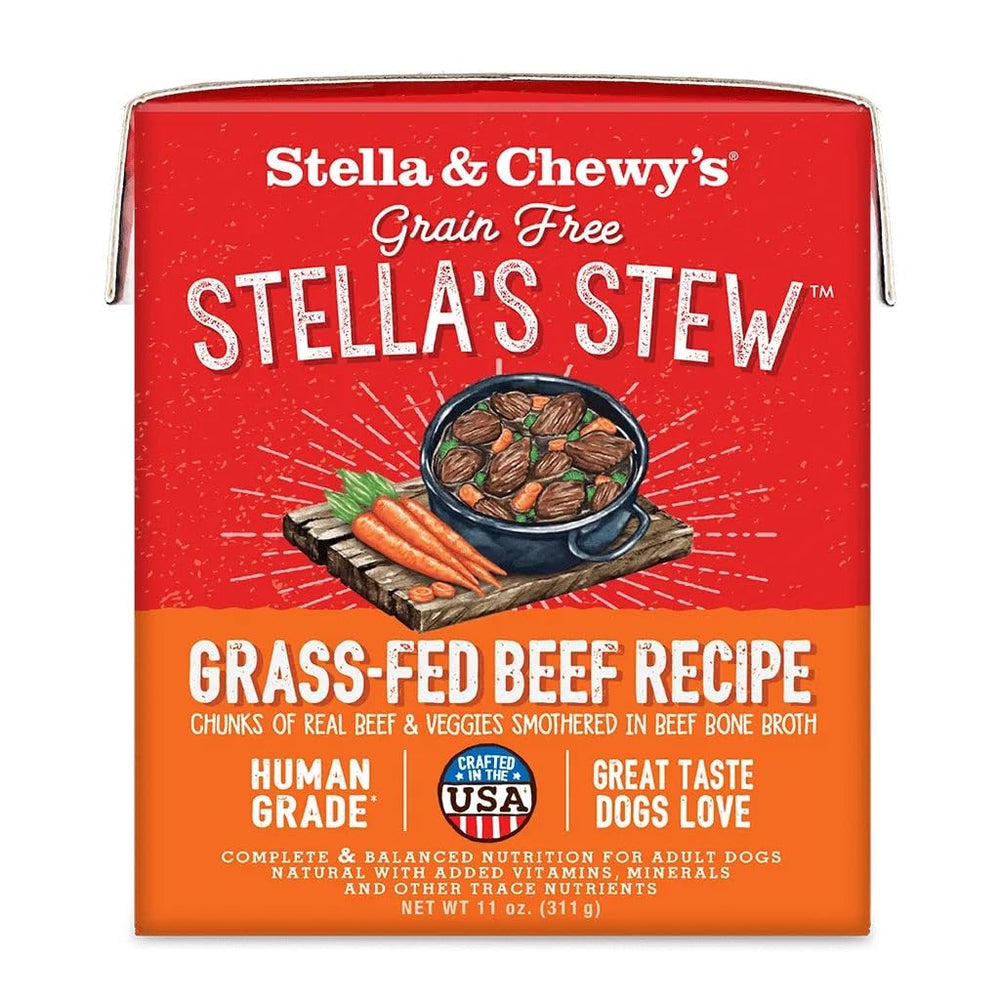 Stella & Chewy's Stella's Stew grass-fed beef chunks—palatable protein for meals