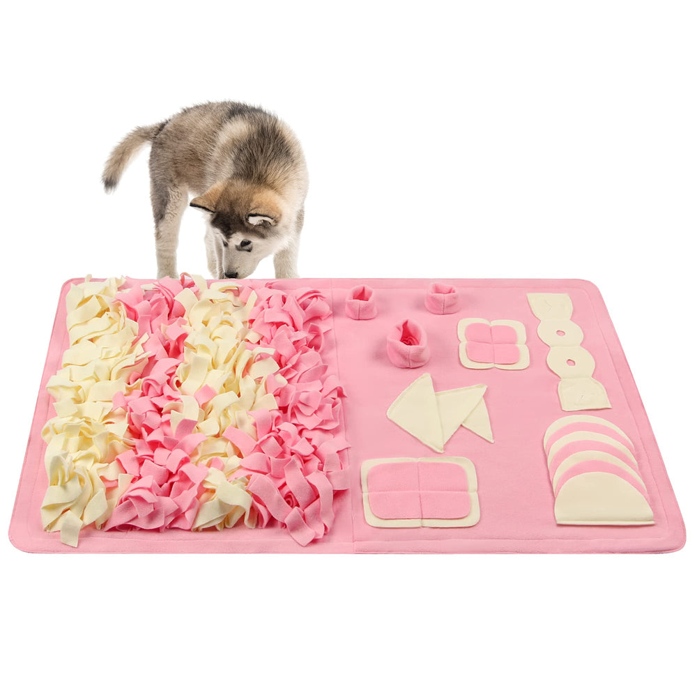 Stellaire Chern snuffle mat front view promotes nosework and indoor enrichment.