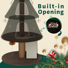 STILLCOVE cat-tree-semi-enclosed-beds creates cozy private retreats.
