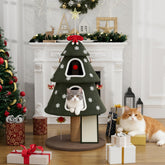 STILLCOVE christmas-cat-tree-topper brightens the room with festive charm.