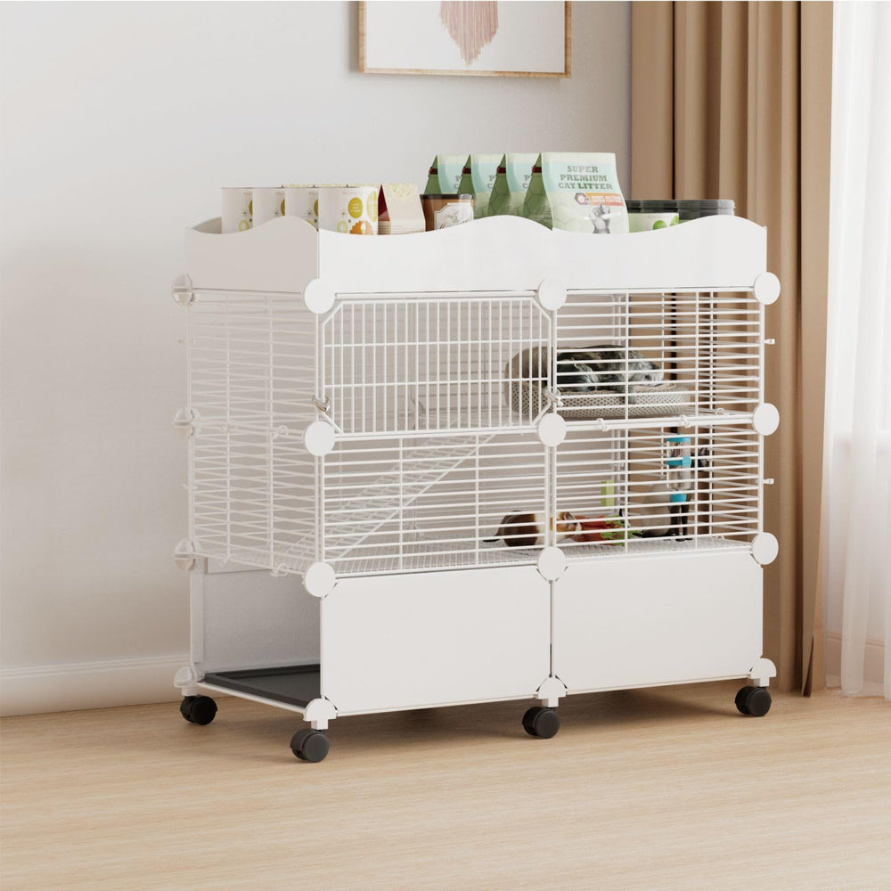 STILLCOVE small guinea pig cage indoors — spacious design for comfortable exploration
