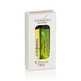 StinkBalm Odor Blocker Citrus 911 bottle front delivers citrus freshness and odor control.