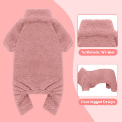 Pijama rosa Stpiatue talla S/M, ajuste cómodo para perros pequeños.
