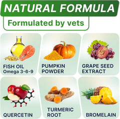 STRELLALAB ingredients omega-3 panel emphasizes fish oil and pumpkin components.