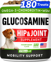 STRELLALAB glucosamine dogs-chews bottle supports mobility