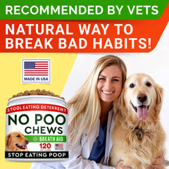 STRELLALAB No Poo Chews dogs breath-aid close-up shows potential breath support.