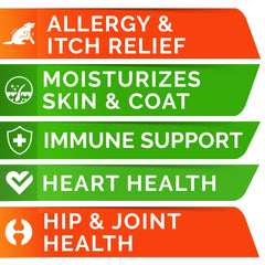 STRELLALAB Omega-3 for Dogs paw-held treat signals tasty chew.