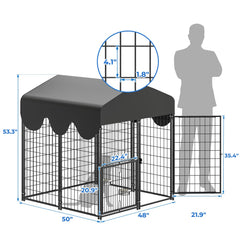 Suchown waterproof UV-proof roof shields pets from sun and rain.