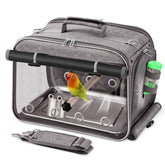 Suertree bird carrier airline-approved bag for flight-ready travel