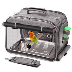 Suertree bird carrier airline-approved bag for flight-ready travel