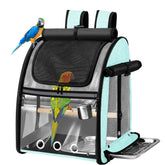 Suertree bird carrier bag with stainless steel mesh provides safe air flow during travel