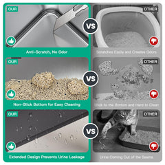 Suitfeel easy-clean design with smooth interior and rinse-friendly surface.